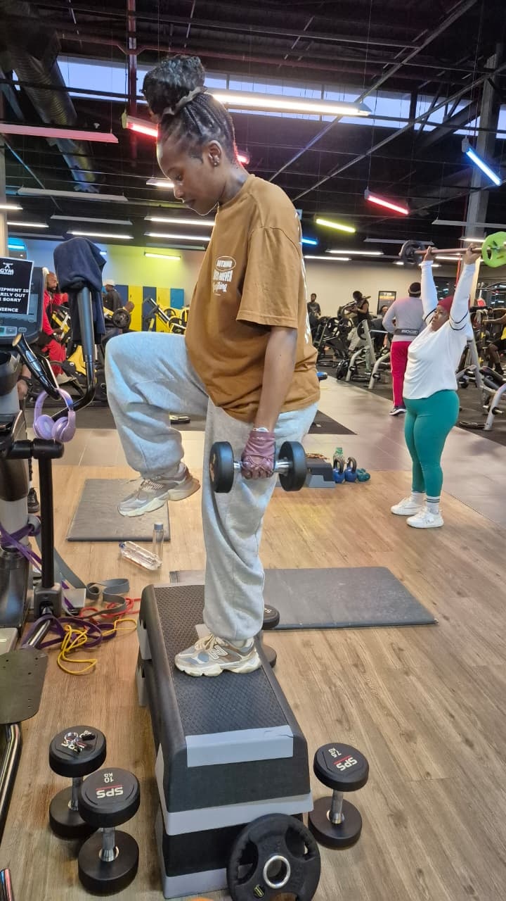 Kiba M Training gym session